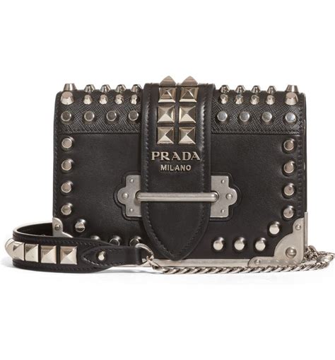 prada studded crossbody|prada crossbody bag price.